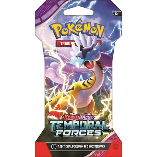 Pokmon Trading Card Game Scarlet & Violet Temporal Forces Booster Pack | Michaels Pokmon Trading Card Game Scarlet & Violet Temporal Forces Booster Pack | Michaels